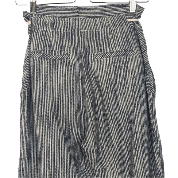 Free People Light At Sunrise Striped High Waist Cropped Pants - Picture 10 of 11